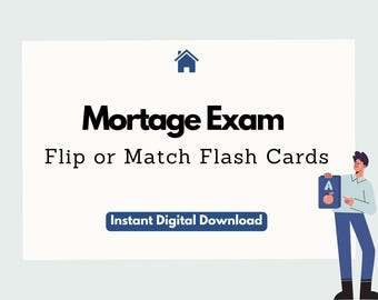 Tarjetas de estudio para el examen NMLS 2025: preparación segura para el examen MLO, herramienta de estudio imprimible