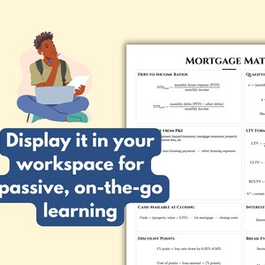 Mortgage Exam Math Reference PDF | Instant Math Guide for Loan Officers ...