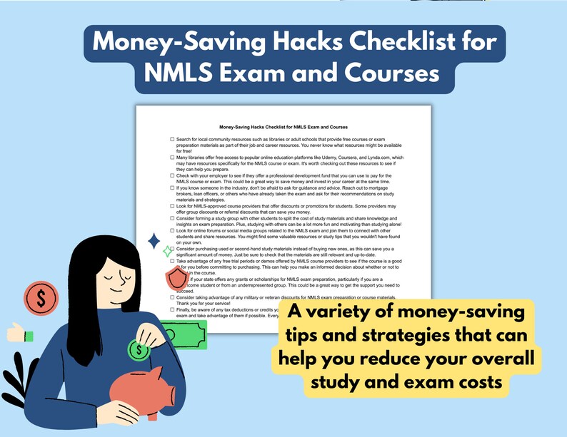 The NMLS Exam Prep Collection Cheat Sheet, Checklist, Resource List