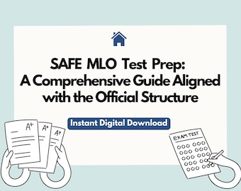 Guía de estudio completa para el examen MLO 2025 / Sigue el esquema oficial del examen SAFE MLO