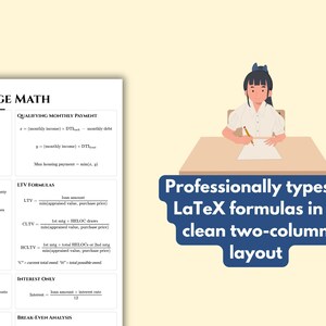 Mortgage Exam Math Reference PDF | Instant Math Guide for Loan Officers ...