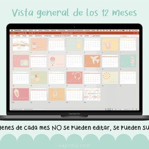 Calendario 2023 editable en Power Point imagen 2