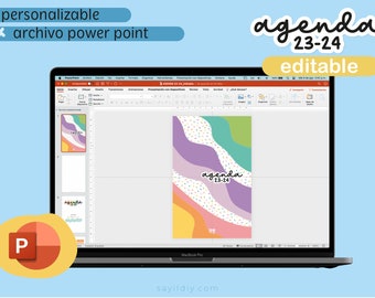 Agenda 2023 Editable en Power Point