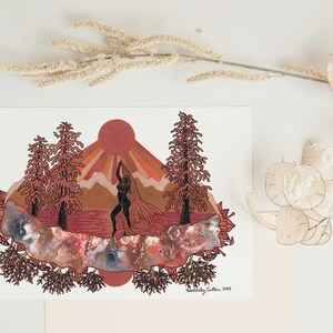 carte de vœux vierge | wiccan décor, populaire en ce moment, cadeau de déménagement, côte nord-ouest, cadeau pour tout le monde, juste parce que carte, art mystique