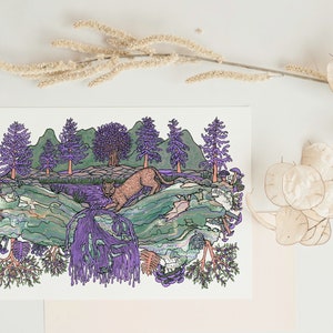 carte de vœux vierge | wiccan décor, populaire en ce moment, cadeau de déménagement, côte nord-ouest, cadeau pour tout le monde, juste parce que carte, art mystique