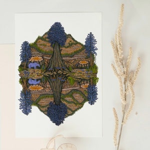 carte de vœux vierge | wiccan décor, populaire en ce moment, cadeau de déménagement, côte nord-ouest, cadeau pour tout le monde, juste parce que carte, art mystique