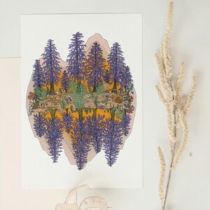 carte de vœux vierge | wiccan décor, populaire en ce moment, cadeau de déménagement, côte nord-ouest, cadeau pour tout le monde, juste parce que carte, art mystique