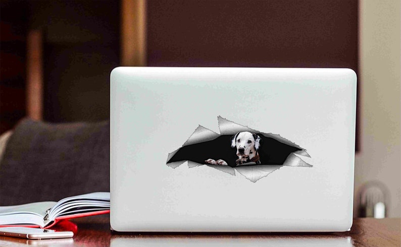 Dalmatian Dog Pet Decal for vehicle car van laptop Fun Gift idea
