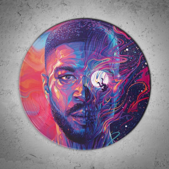 Kid Cudi Man on Themoon III the Chosen Poster Printed on Etsy
