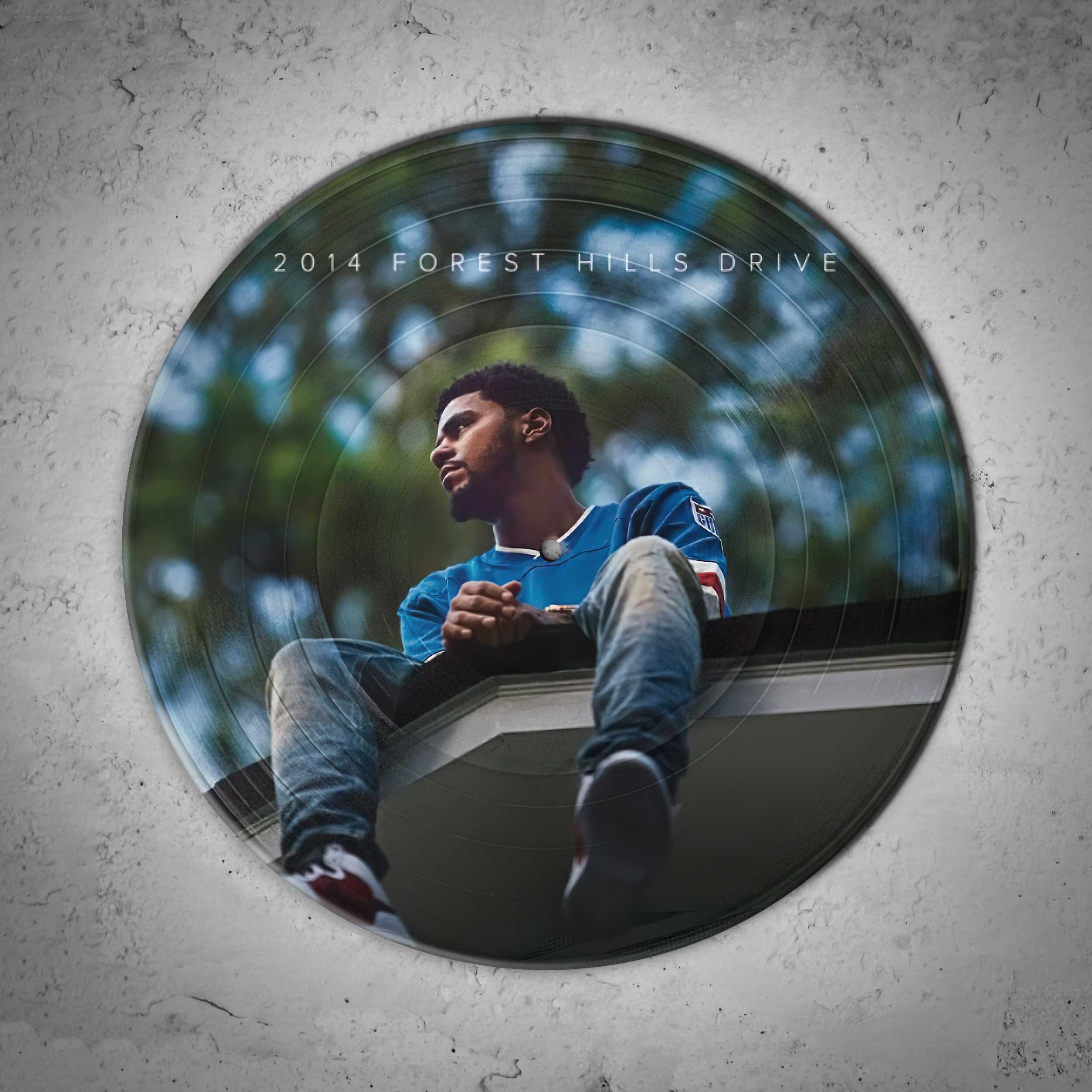 J. Cole 2014 Forest Hills Drive Poster Printed on the Retro Etsy