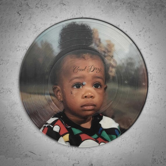 SZA Good Days Poster Printed on the Retro Vinyl Record Etsy