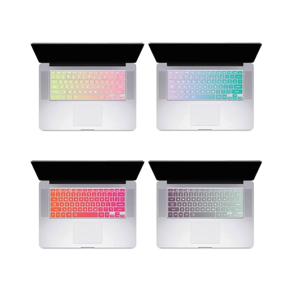 ANSI / US Layout Gradient Keyboard Aufkleber Laptop Skin Vinyl für MacBook Air 2009-2017 Pro 2012-2015 Tastatur