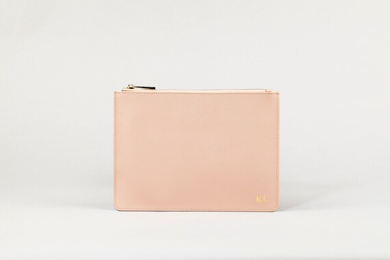 Saffiano Leather Clutch Bag. Various Colours Available