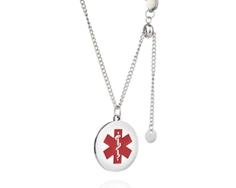 Medical Alert Jewellery Necklace