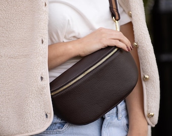Personalisierte Leder Gürteltasche