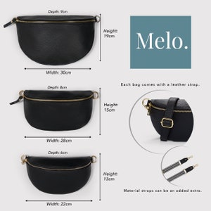 Gürteltasche aus Leder, Hüfttasche, Bauchtasche, personalisierte Gürteltasche Bild 12