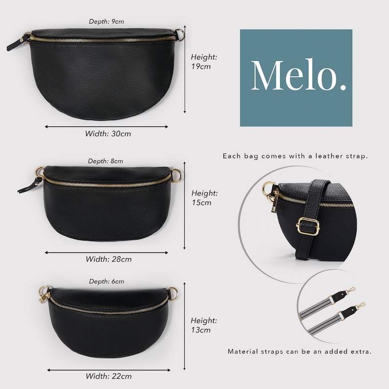 Gürteltasche aus Leder, Hüfttasche, Bauchtasche, personalisierte Gürteltasche Bild 12