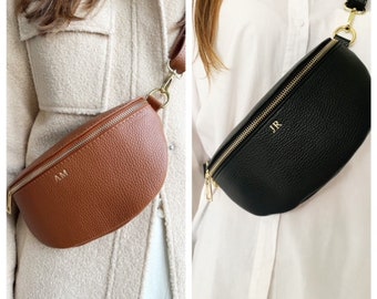 Personalised Leather Bumbag