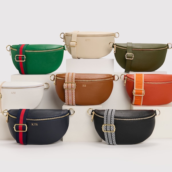 Leder Bauchtasche, Hüfttasche, Fanny Pack, Taille Tasche, personalisierte Bauchtasche