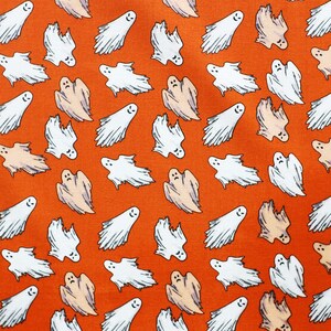 Fabric Halloween Ghosts Glow In The Dark Half Yard