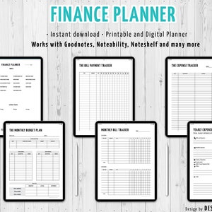 Finance Planner Printable Financial Journal Budget Template - Etsy