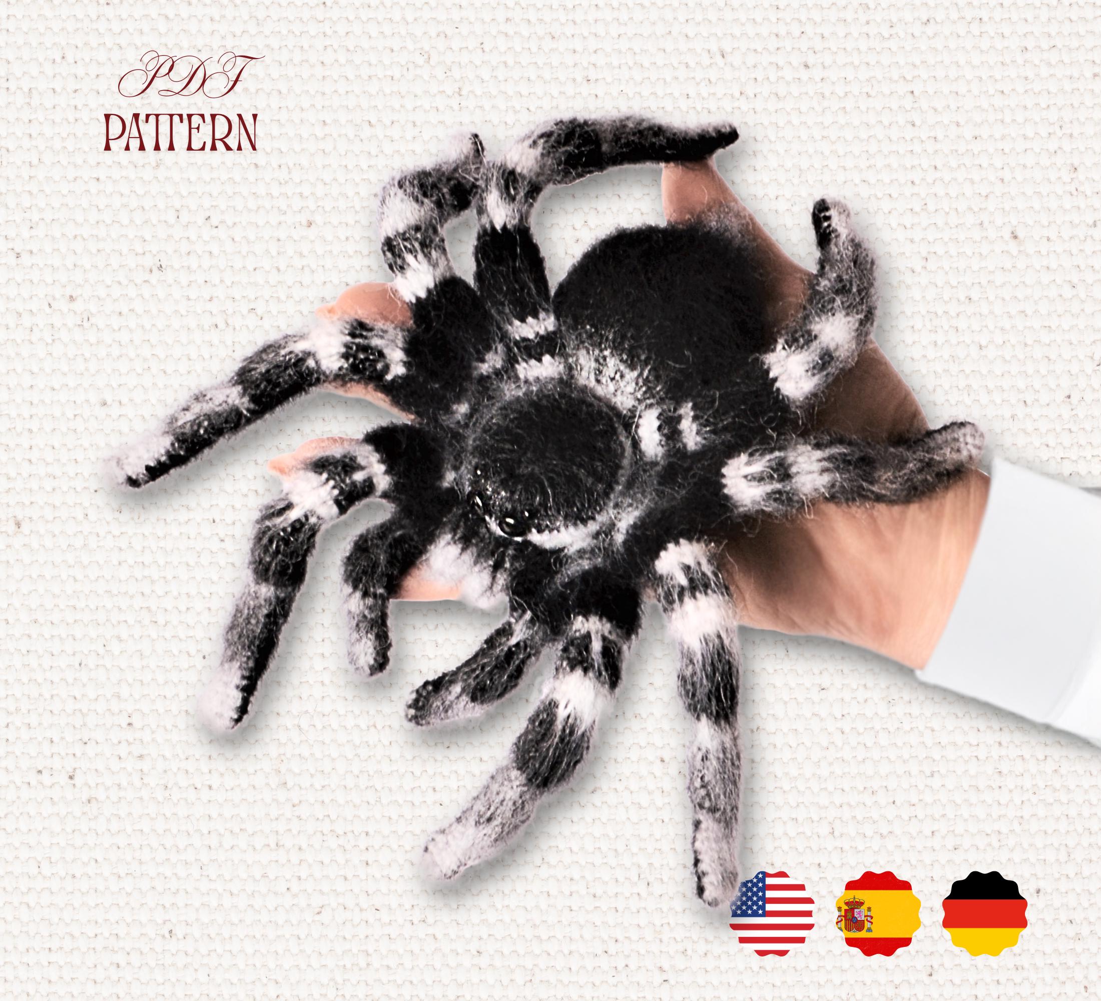 Crochet Pattern – Brazilian Whiteknee Tarantula | Realistic