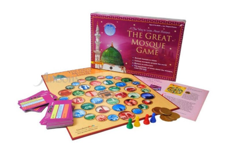 The Great Mosque Game Islamic Educational Board Game for Etsy