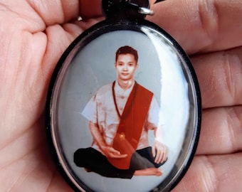 Ajarn Apichai Teacher Locket - Helps w Magical Prowess & All Attributes (Khun Paen Daan Lanna)
