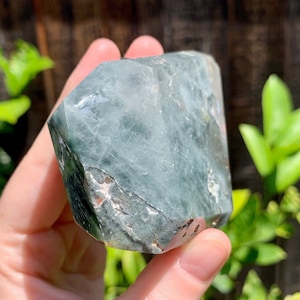 Stunning Blue Tara Amphibole Quartz Freeform - Crown Chakra Crystal Generator