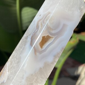 Stunning Flower Agate Tower from Madagascar - Heart Chakra Healing Positive Energy