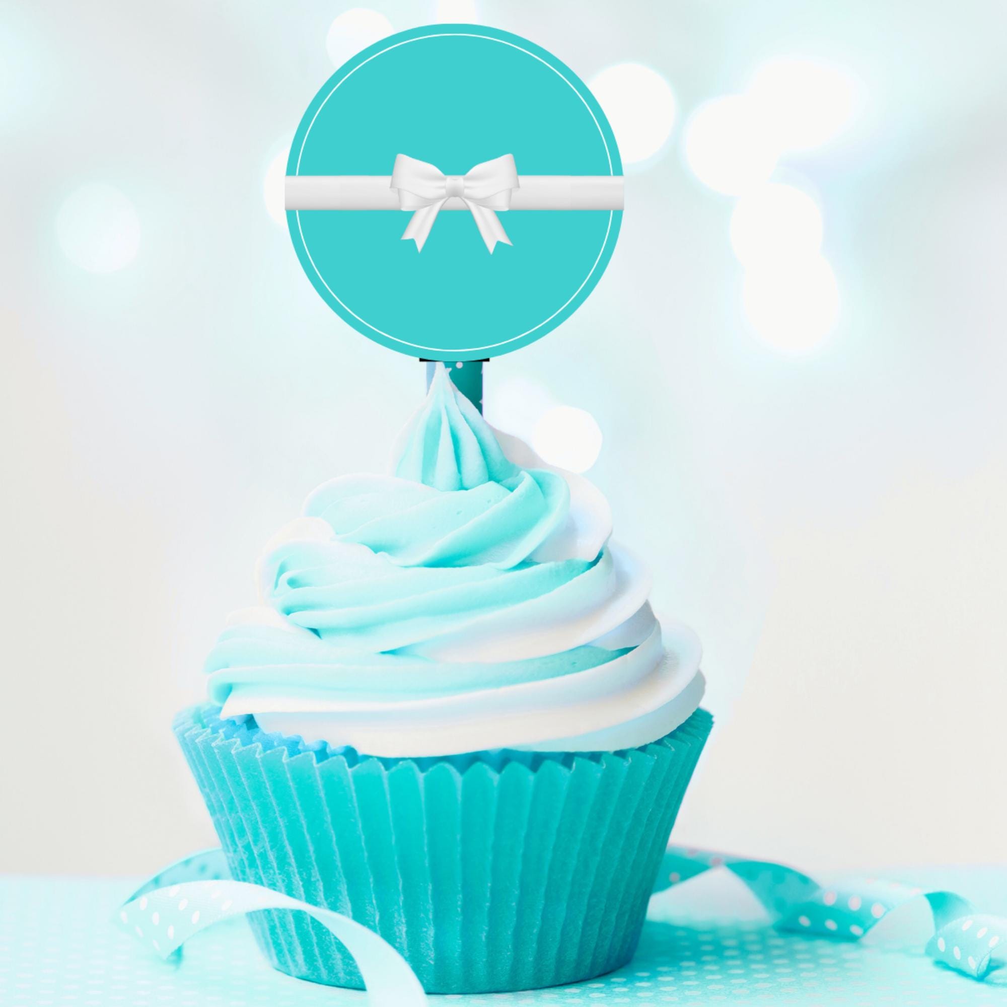 Tiffany Blue Cake Topper