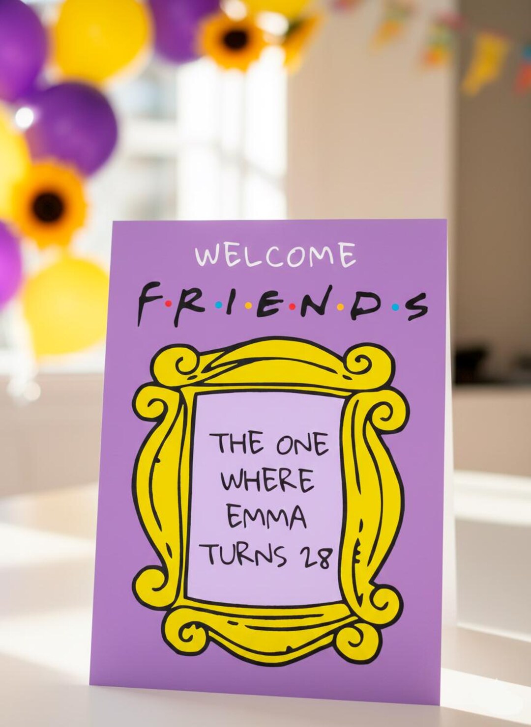 Friends Welcome Sign / Friends Bridal Shower Welcome Sig / Friends ...