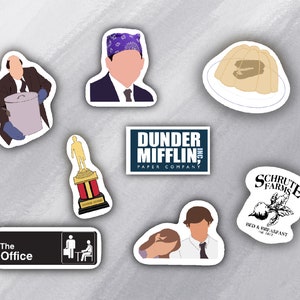 The Office Dunder Mifflin 2 1/2 Stickers - 96 Pack