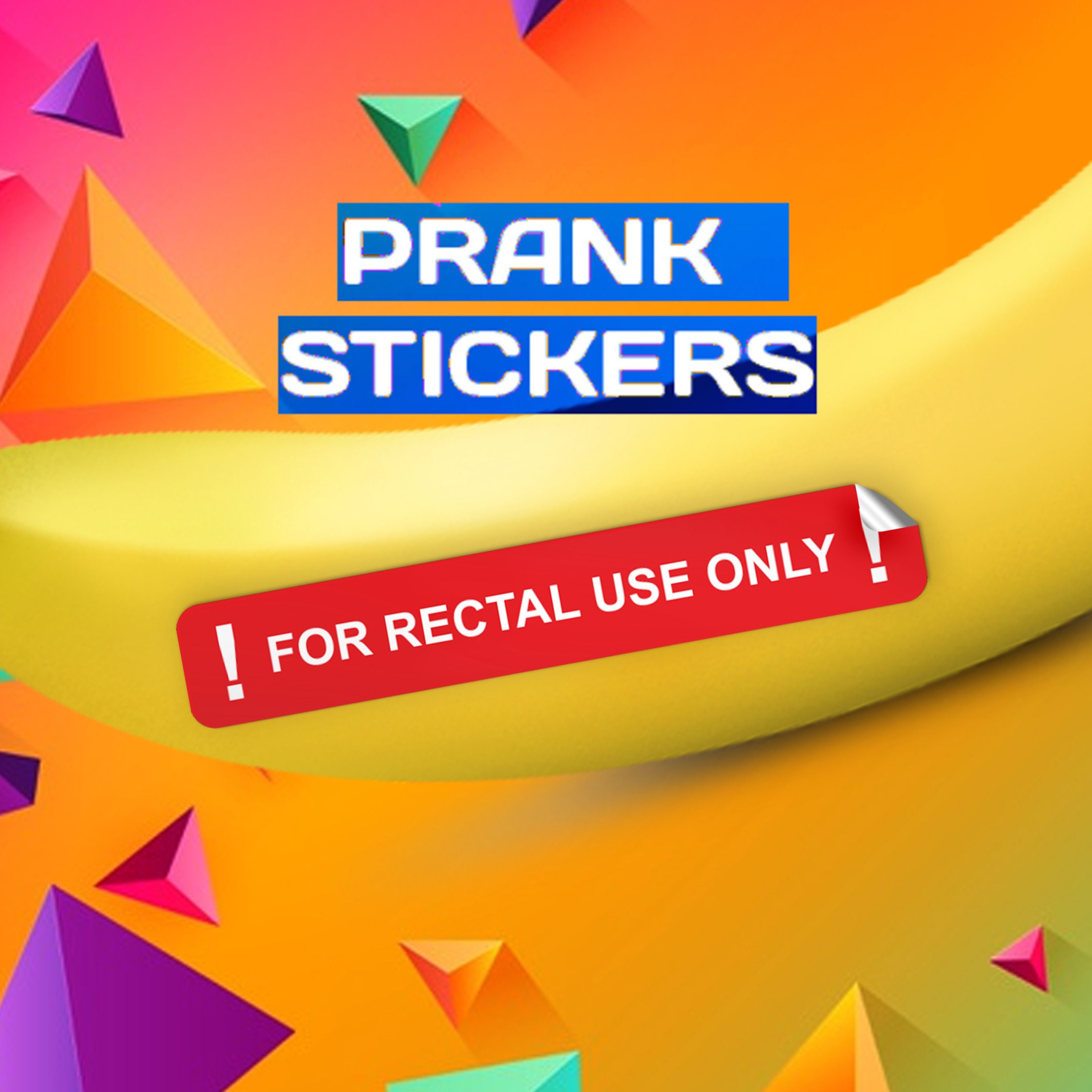 Prank Stickers. Fun Sticker. Joke Stickers. Etsy