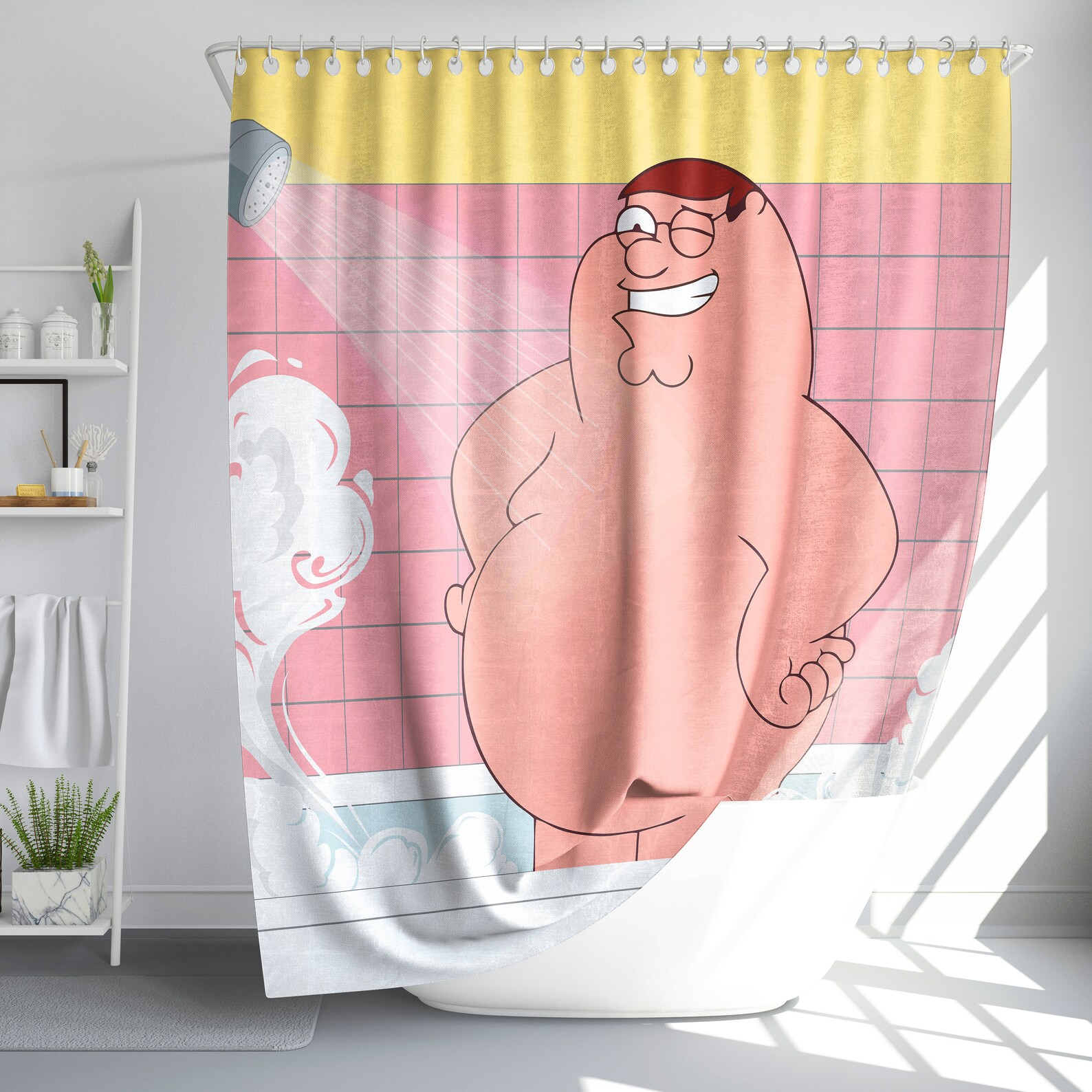 Family Guy Shower Curtain. Funny Curtain. Etsy