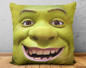 shrek sequin pillow