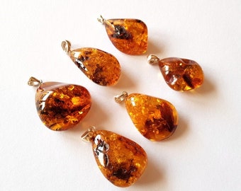 Baltische Bernstein Anhänger, echte Bernstein Anhänger, Bernstein Großhandel, Bernstein für Händler, Bernstein mit Silber, Bernstein Anhänger Silber, Bernstein Schmuck