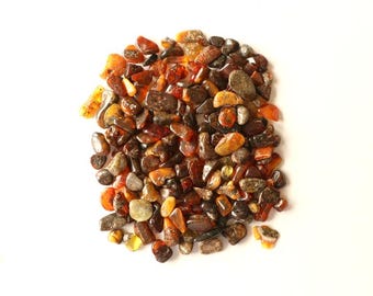 Dark amber stones, black amber beads, loose amber stones, black amber polished pieces, natural  baltic amber, resin stones, 100g amber beads