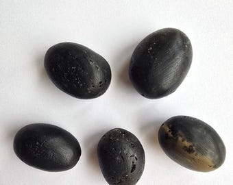 Black oval shape amber beads, large not polished genuine amber, wholesale amber beads, black amber, drilled beads, amber for beading stone