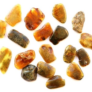 Piedras de ámbar masivas de 50 g, piedras de ámbar pulidas, ámbar de recuerdo, material de ámbar, piedra preciosa de ámbar, regalo de ámbar, ámbar báltico, lote de ámbar, fósil