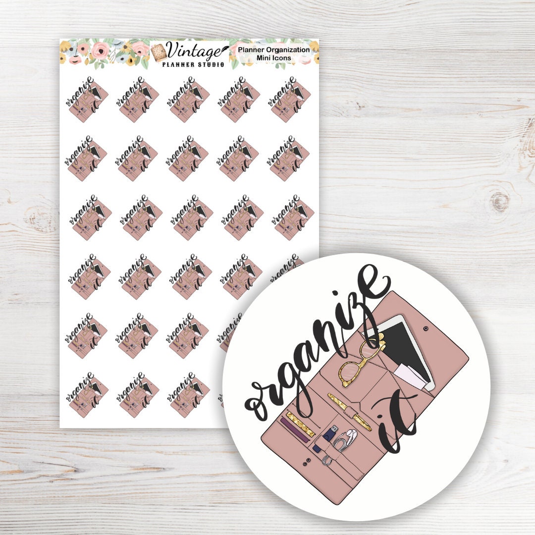 Kikki K LBD Nail Polish Mini Icon Planner Stickers Erin Condren Happy Planner