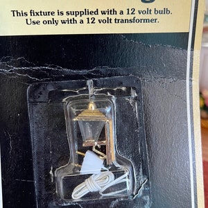 Dollhouse Vintage Carriage Porch Lamp 12v