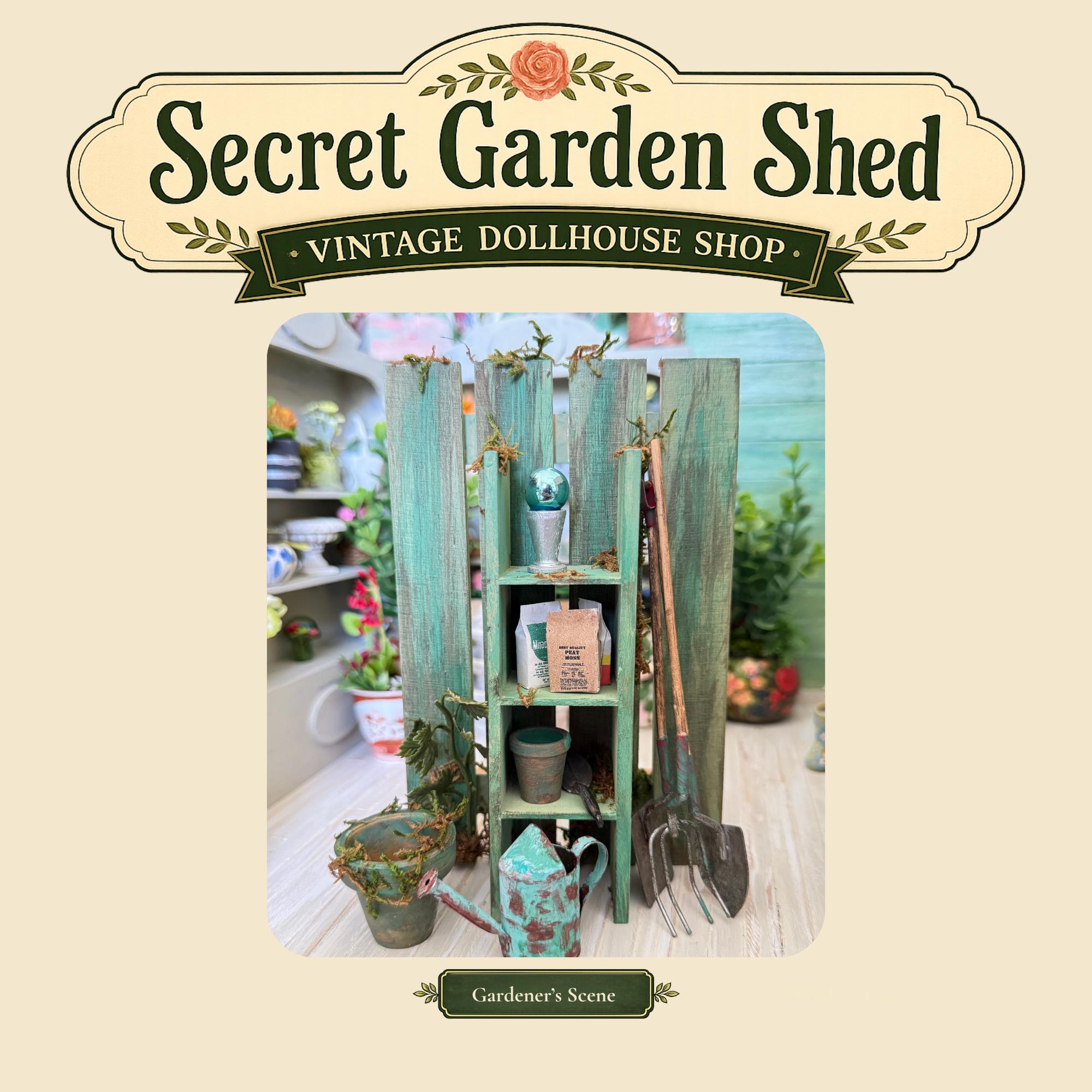 The Secret Garden Shed, Vintage & Artist Crafted Flower
