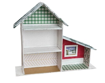 Mini Dollhouse Christmas Shadow Box 1:48 scale