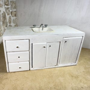 Dad Made Dollhouse Kitchen Counter, Miniature