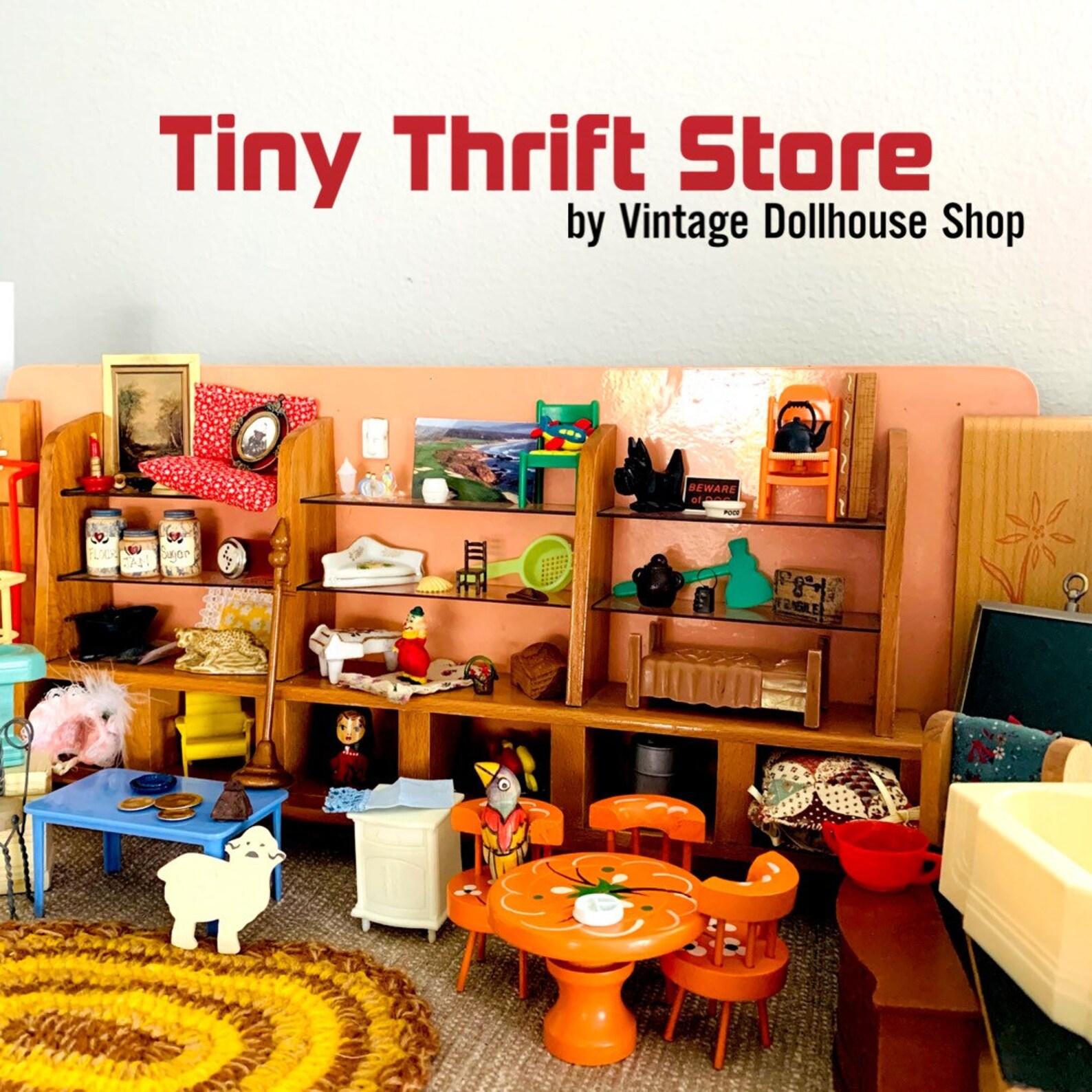 Tiny Thrift Store Dollhouse Furniture & Accessories Etsy