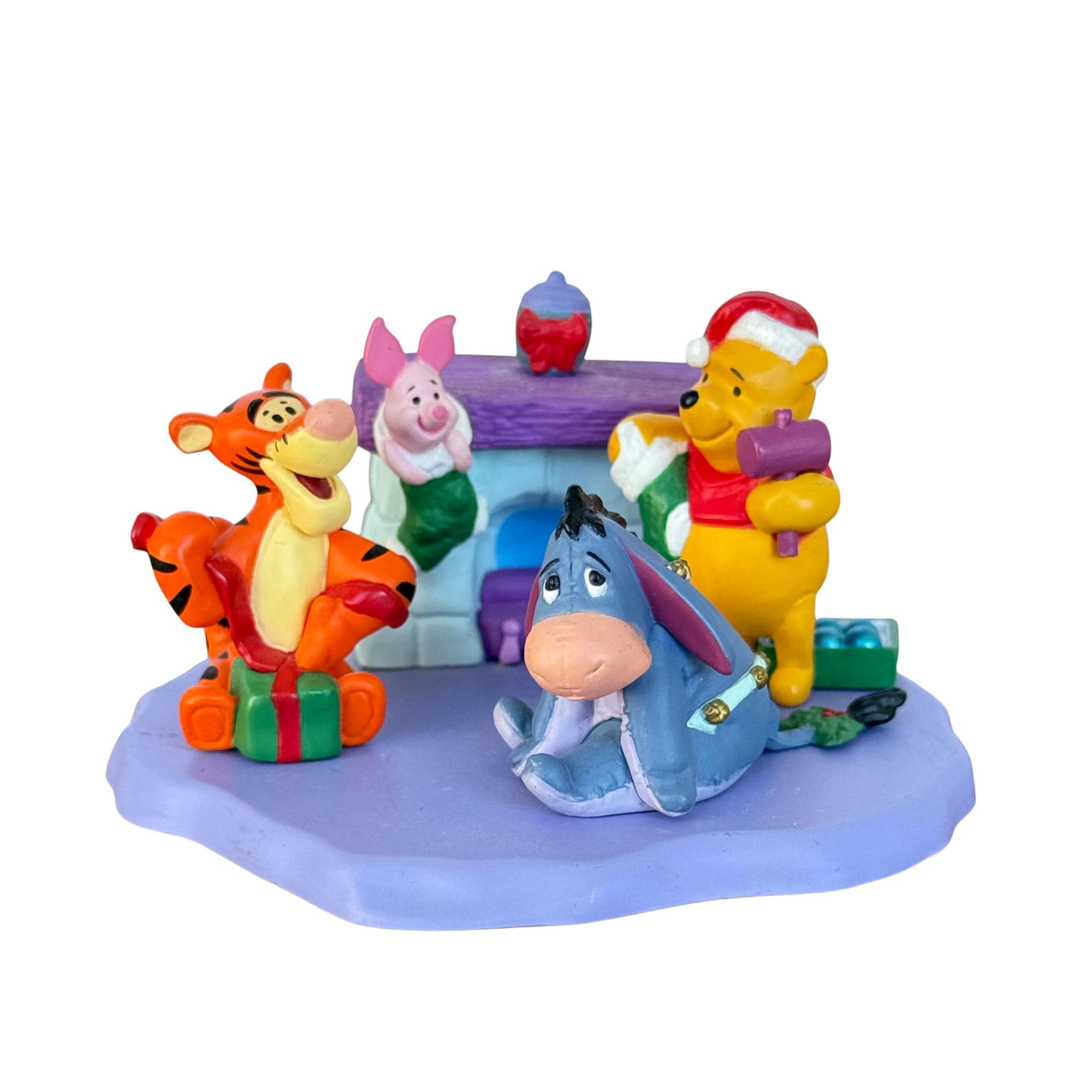 Vintage Dollhouse Winnie the Pooh Christmas Set From Meme's