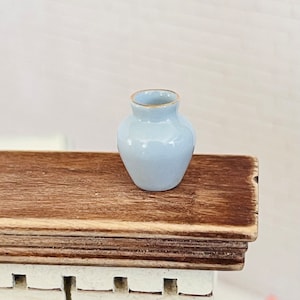 Artisan Mini Vase Signed, Vintage, Dollhouse Miniature image 3