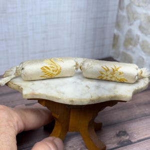 Dollhouse Miniature Bolster Pair