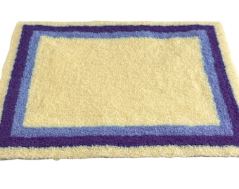 Dollhouse Vintage Area Rug, Miniature Rug, Doll House Carpet, Artisan